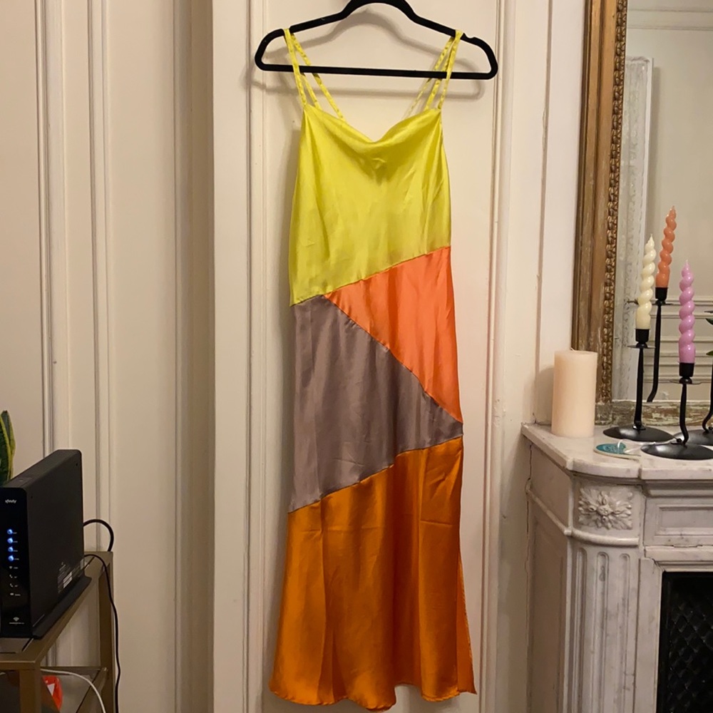 ASOS design midi slip dress